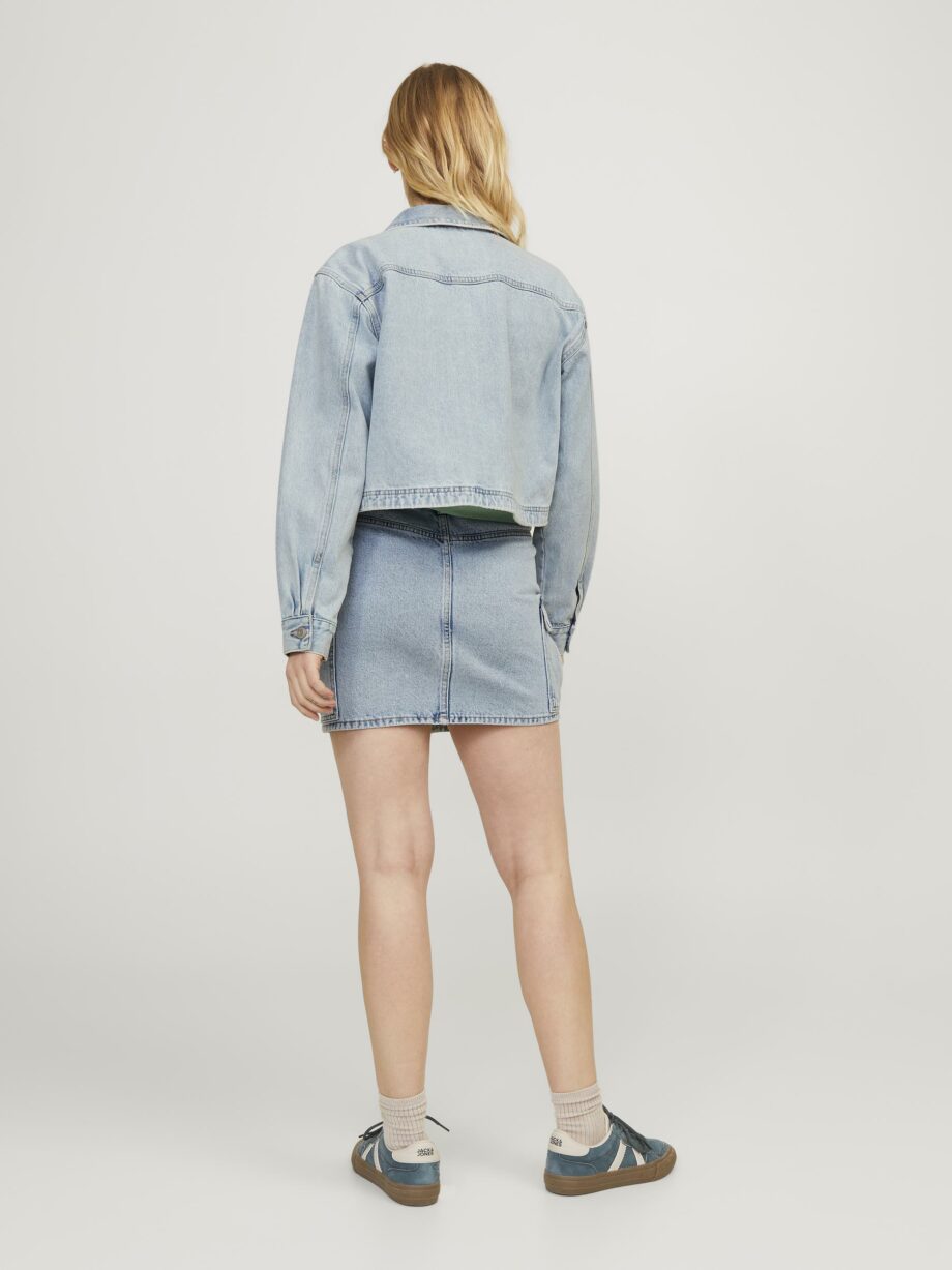 JJXX- JXAYLA CROPPED DENIM OVERSHIRT DNM