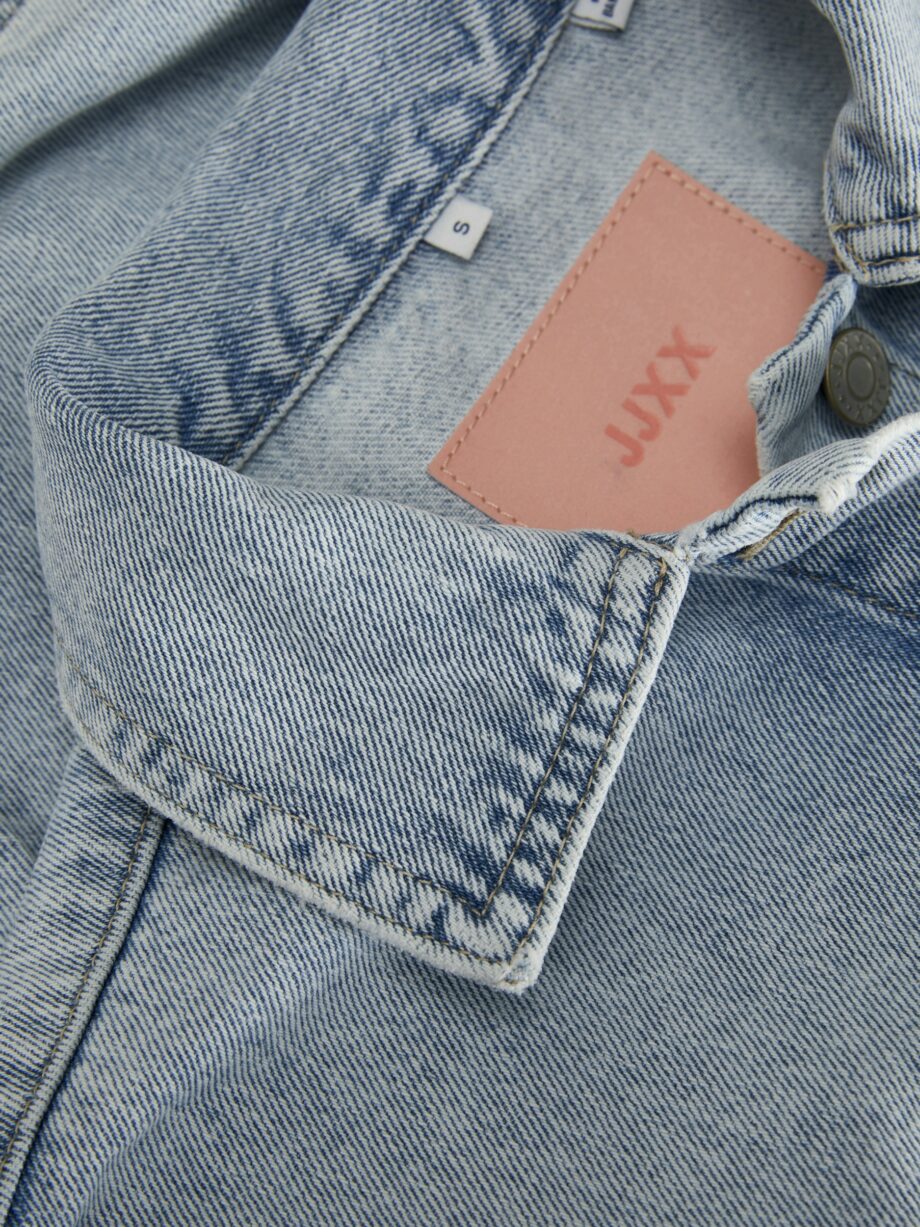 JJXX- JXAYLA CROPPED DENIM OVERSHIRT DNM