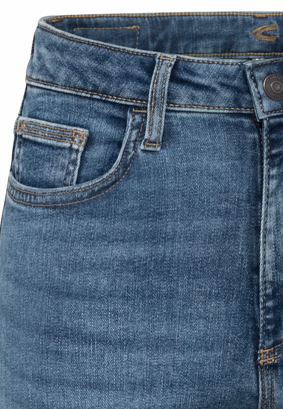 Camel - Straight Fit 5-Pocket Jeans