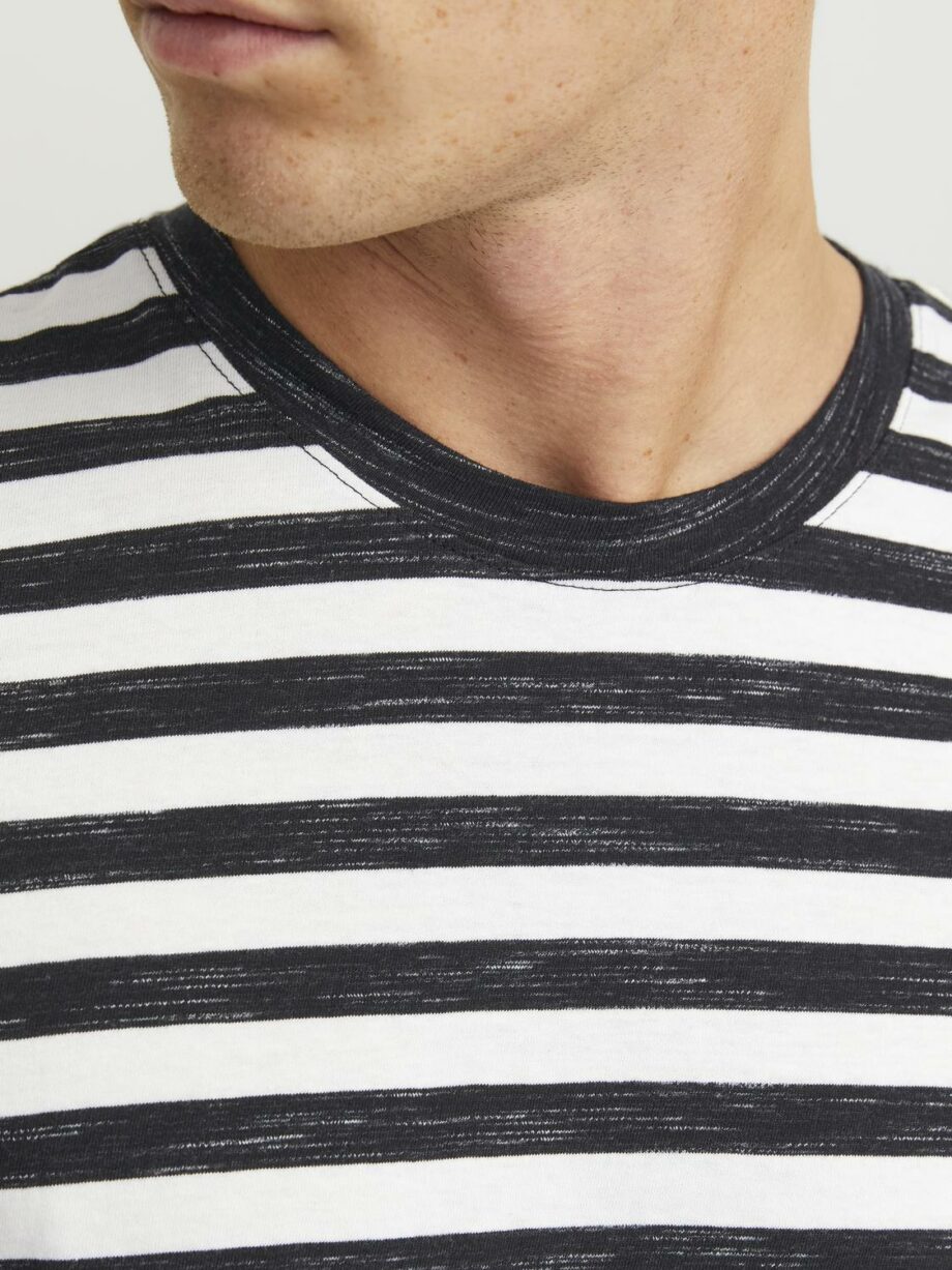 JORTAMPA STRIPE TEE SS CREW NECK