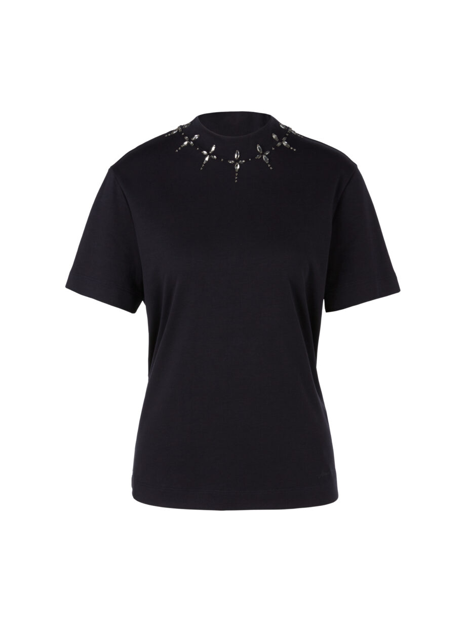 Marc Cain - T-Shirt mit Strass-Details