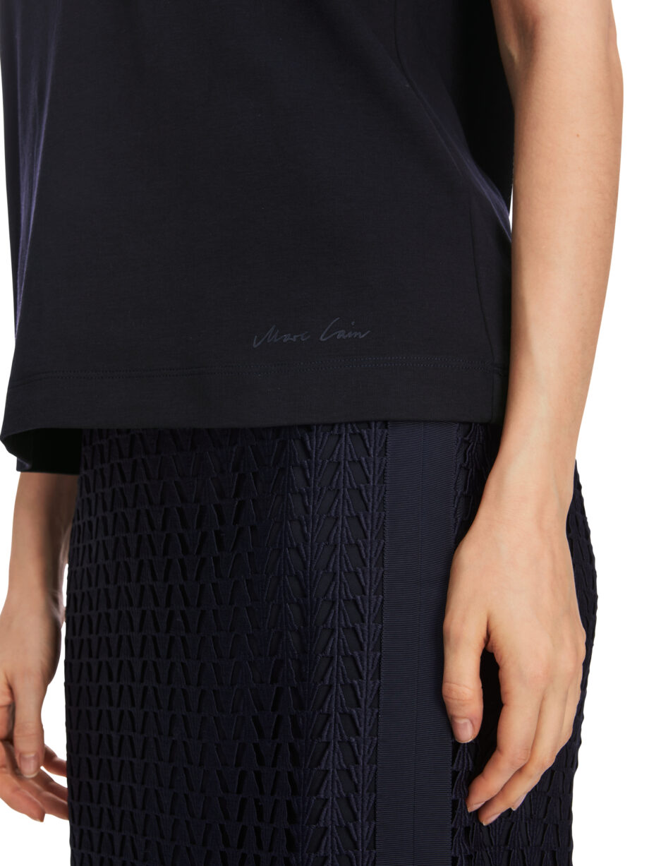 Marc Cain - T-Shirt mit Strass-Details