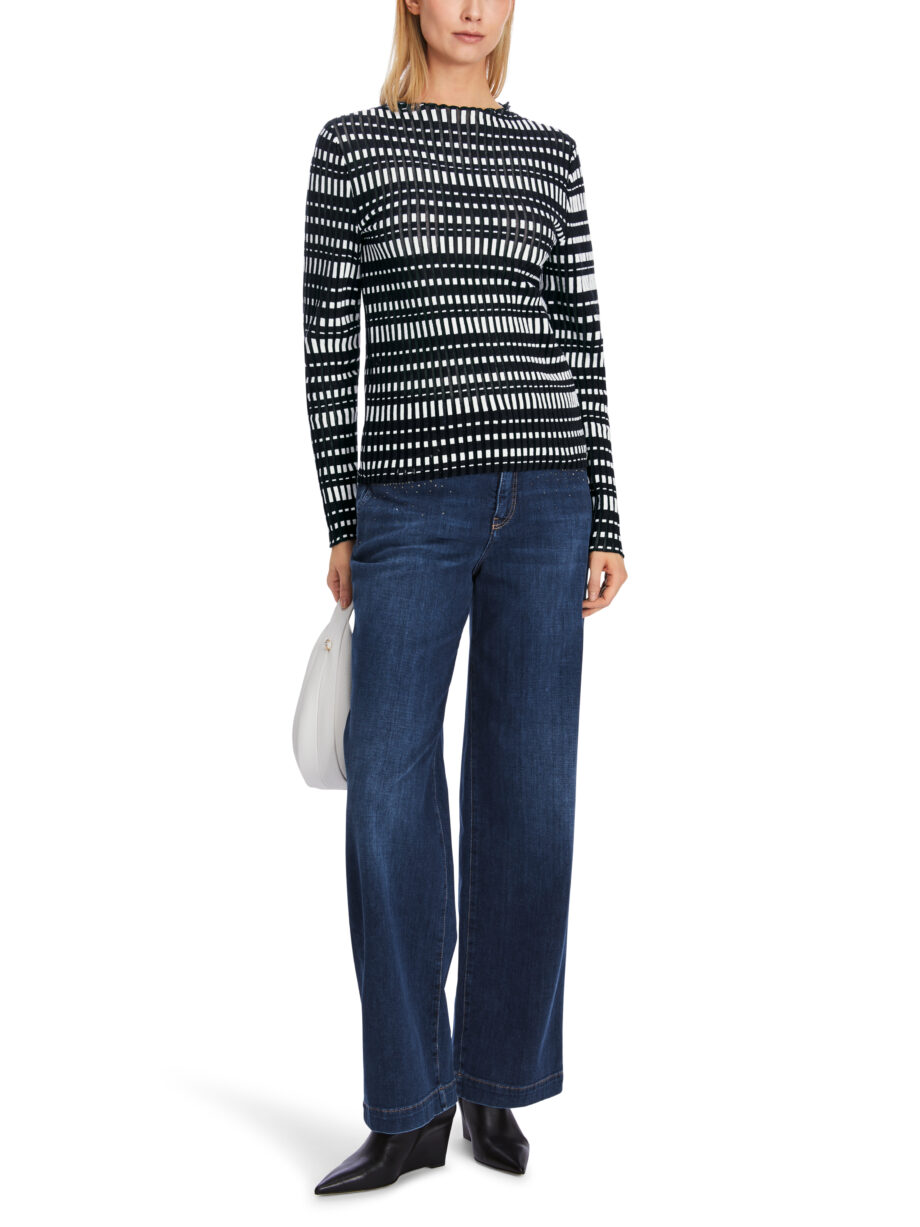 Marc Cain - Knitted in Germany Sweater - gestreift