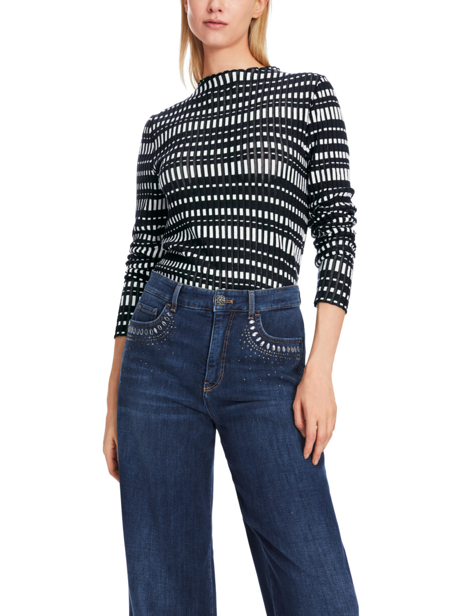 Marc Cain - Knitted in Germany Sweater - gestreift