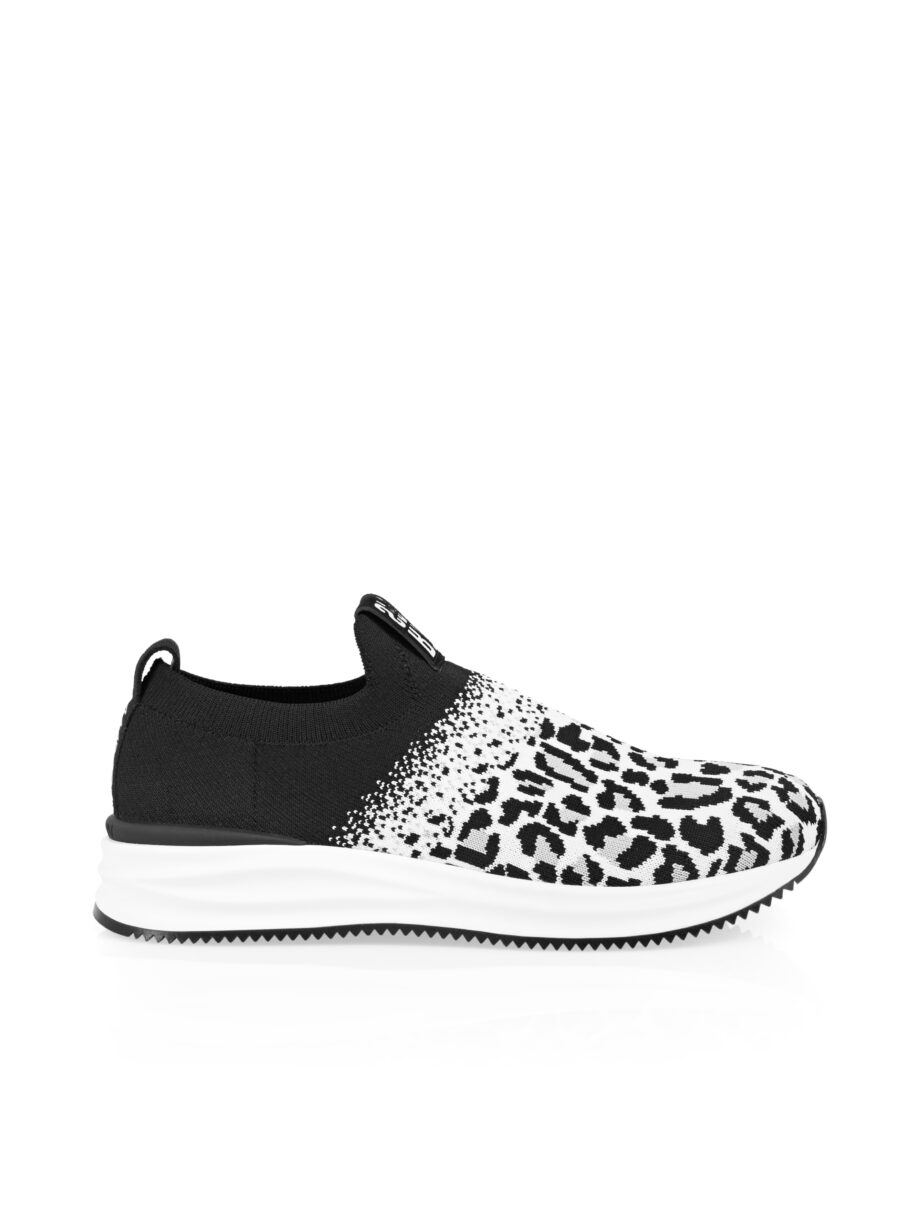 Marc Cain - Strick-Sneaker mit Leo-Print