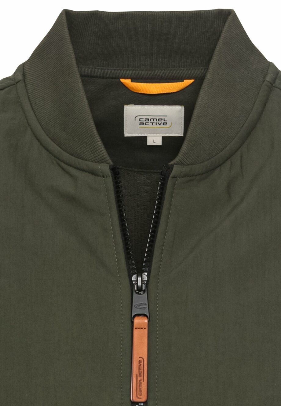 Camel - Sweatjacke mit Bomberkragen