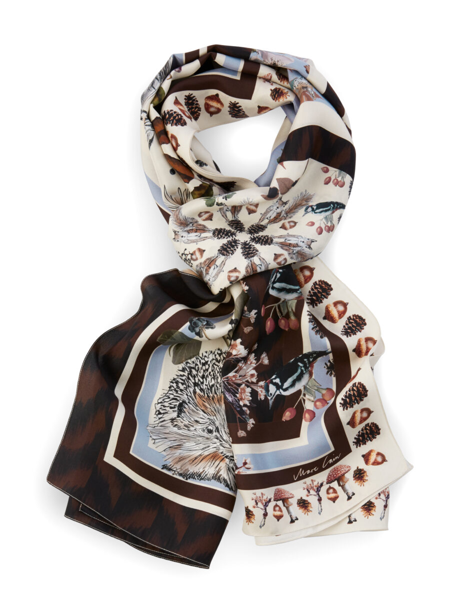 Marc Cain - Seidenschal mit opulentem Print