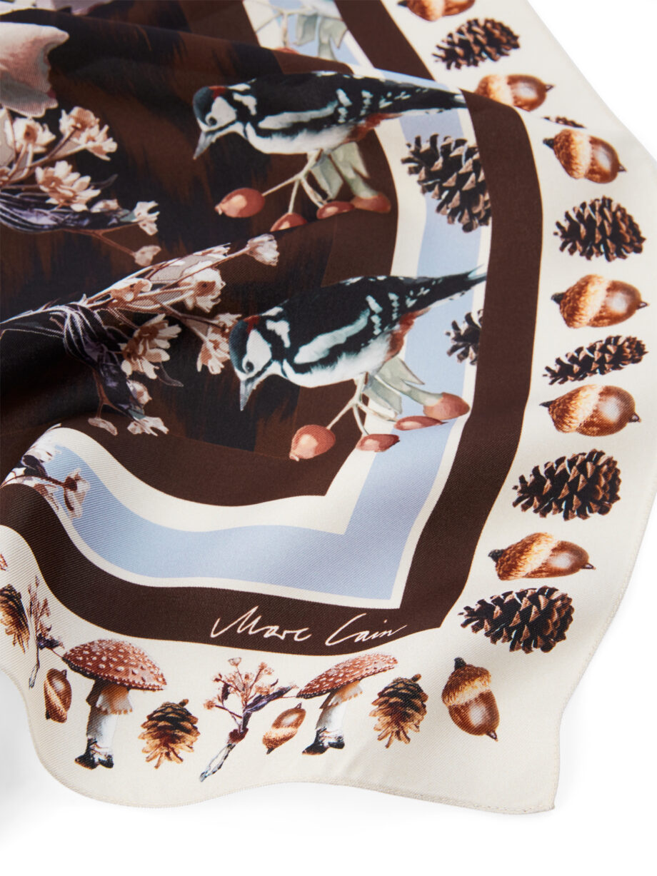 Marc Cain - Seidenschal mit opulentem Print