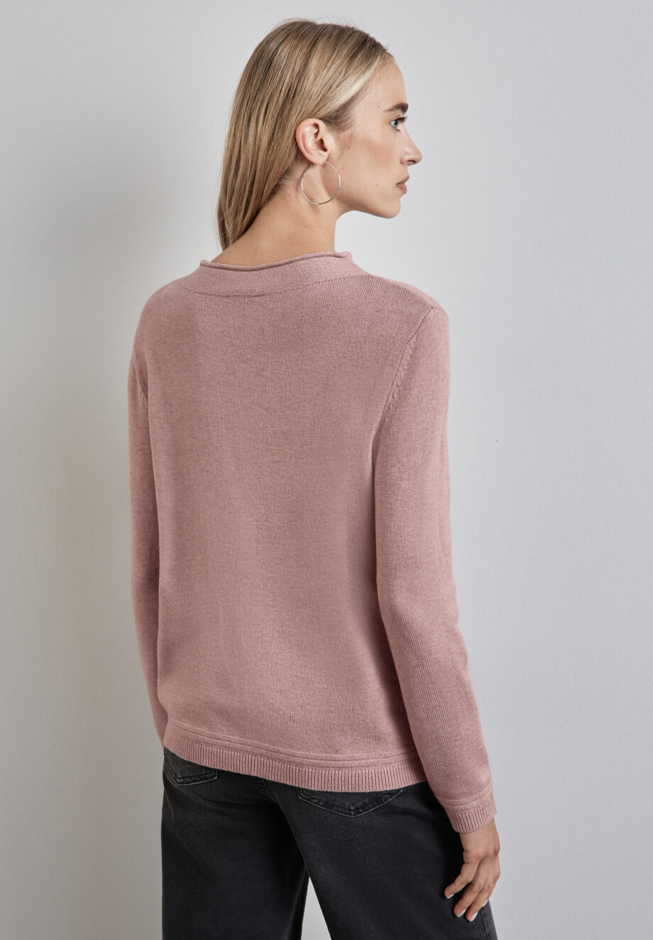 Street One - Pullover mit gerolltem Saum