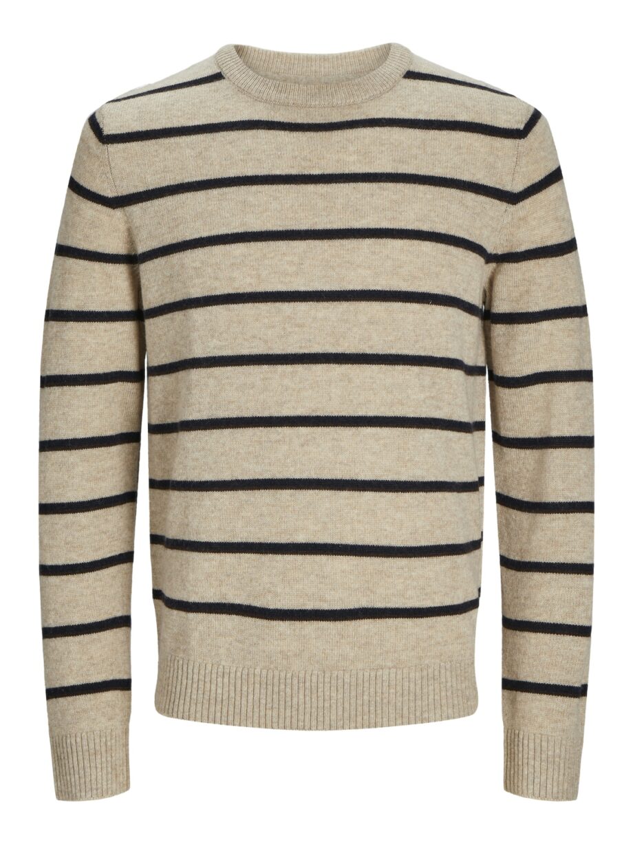 Jack & Jones - JPRCCLAMBSWOOL KNIT CREW NECK LN