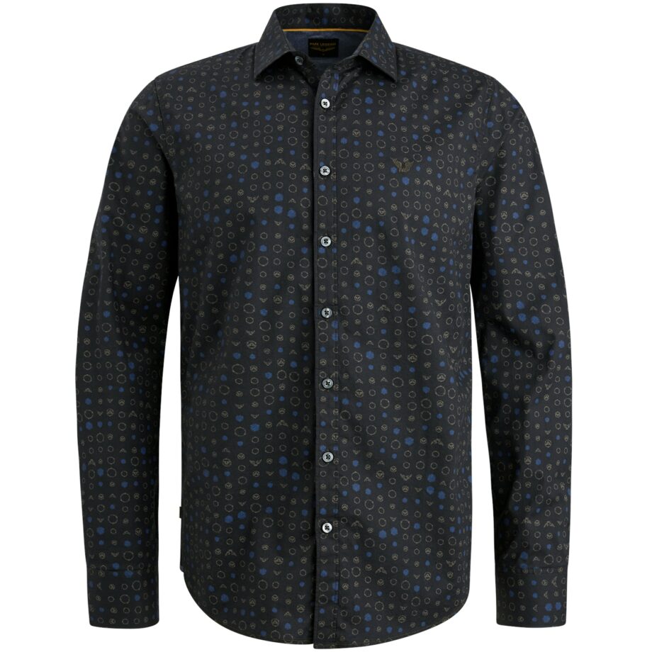 PME -  Long Sleeve Shirt Print on Poplin Stretch