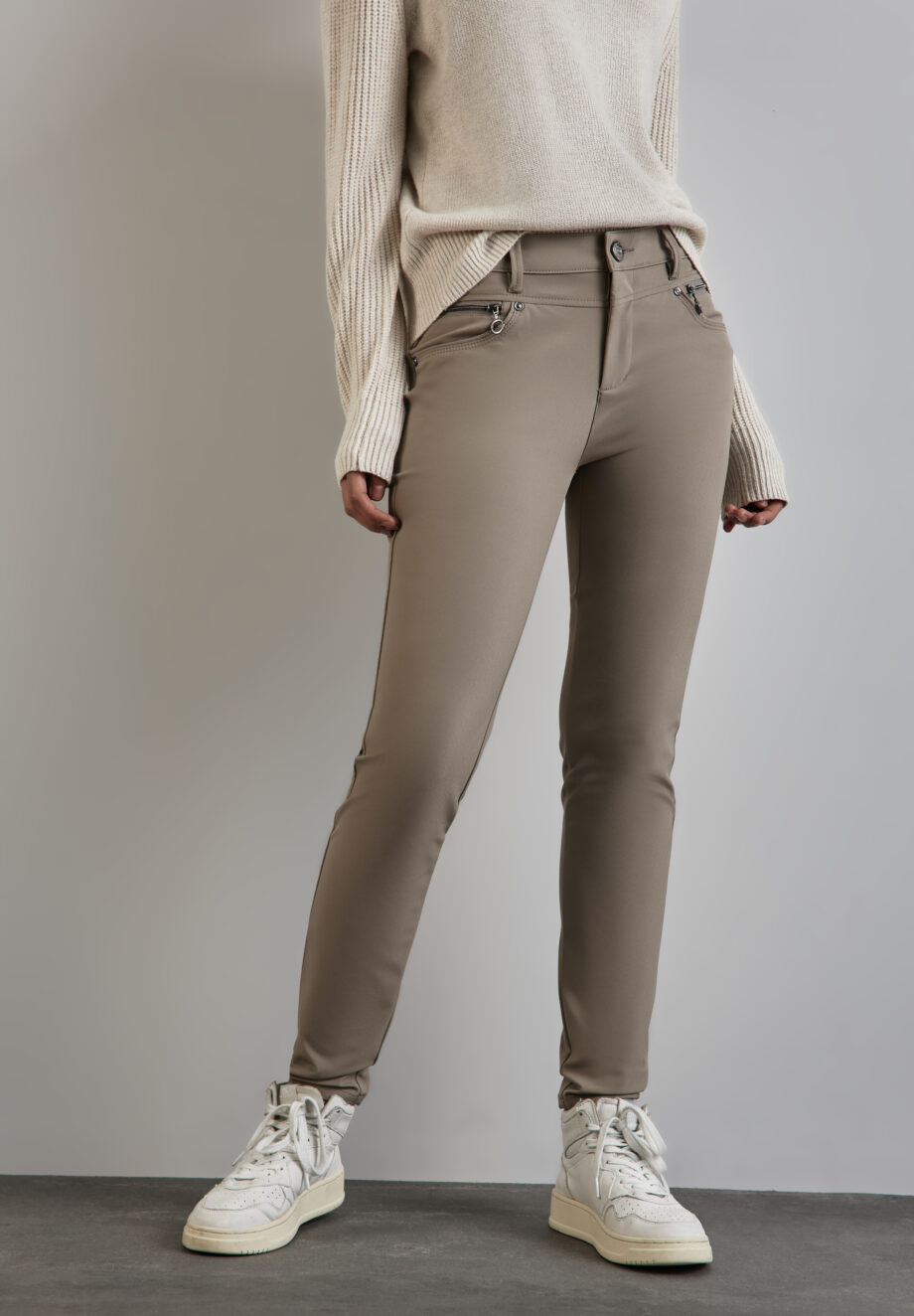 Street One - Hose mit Zipper Details