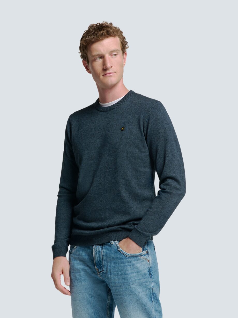 NO EXCESS - Pullover Crewneck 2 Coloured Melange