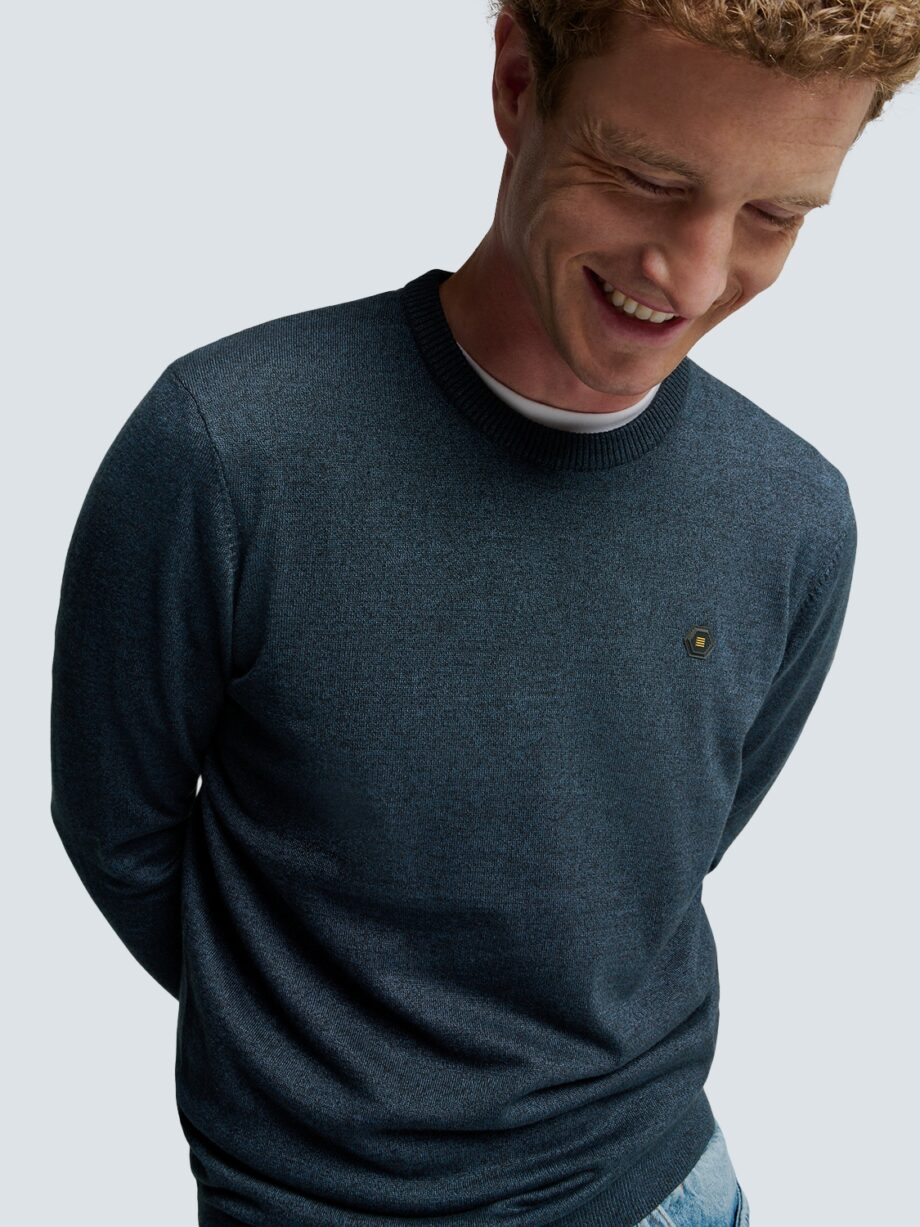 NO EXCESS - Pullover Crewneck 2 Coloured Melange